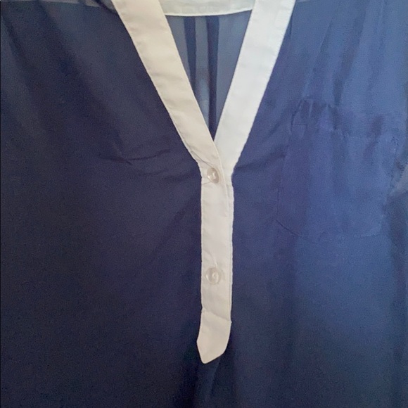 Color Block Blouse - Picture 4 of 5